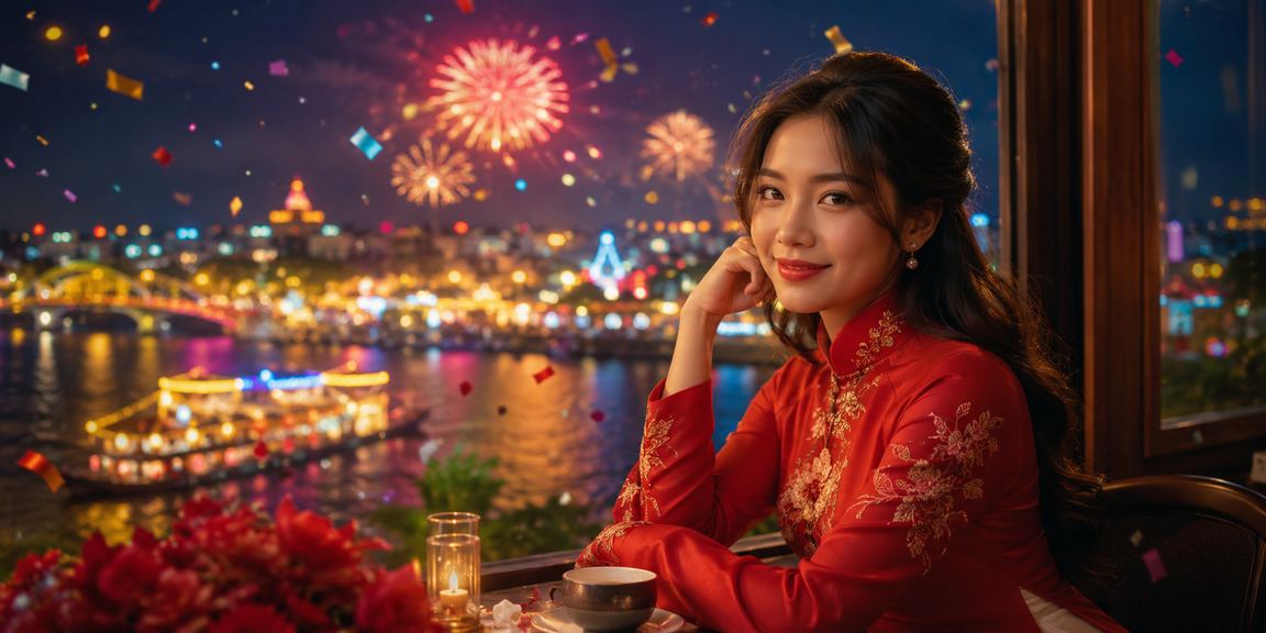 Phụ nữ mặc áo dài tại Huế nhận hoàn tiền cashback từ sha1